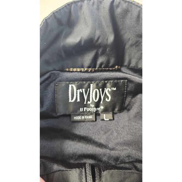 Footjoy Dryjoys Brown Houndstooth Vest Large L Windproof golf water resistant - Picture 4 of 7